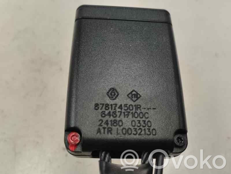 Renault Clio V Boucle de ceinture de sécurité avant
