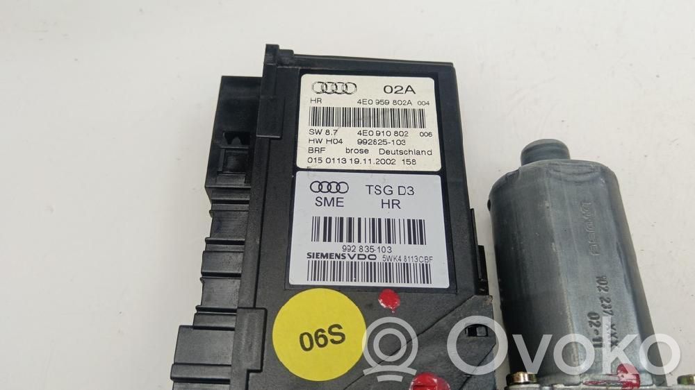 Motor macara geam ușă spate   4E0959802A