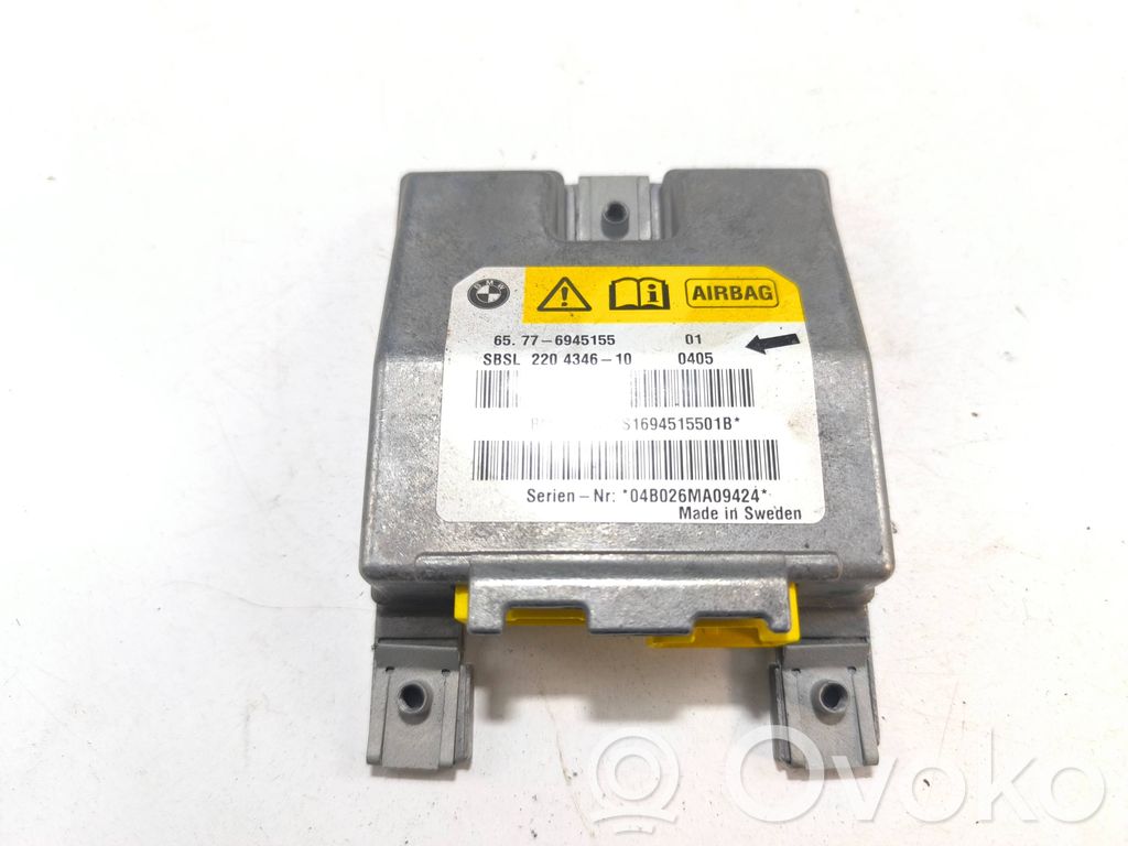Airbag control unit/module   6945155,220434610,04B026MA09424,S1694515501B