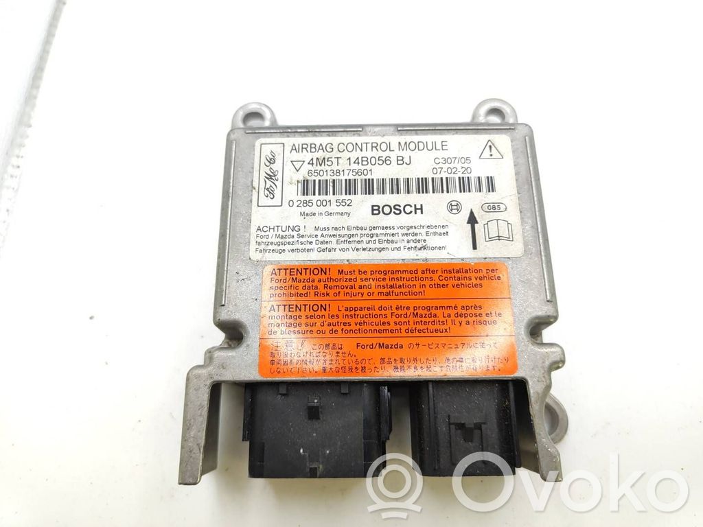 Airbag control unit/module   4M5T14B056BJ,0285001552