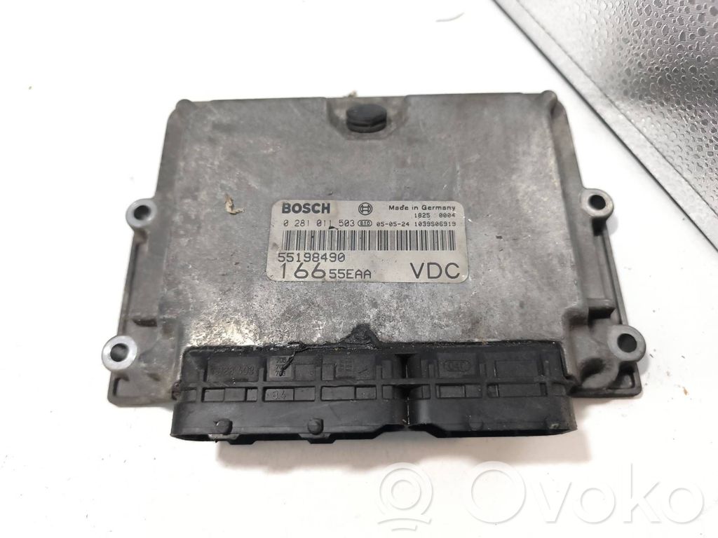 Engine control unit/module   0281011503,16655EAA,55198490