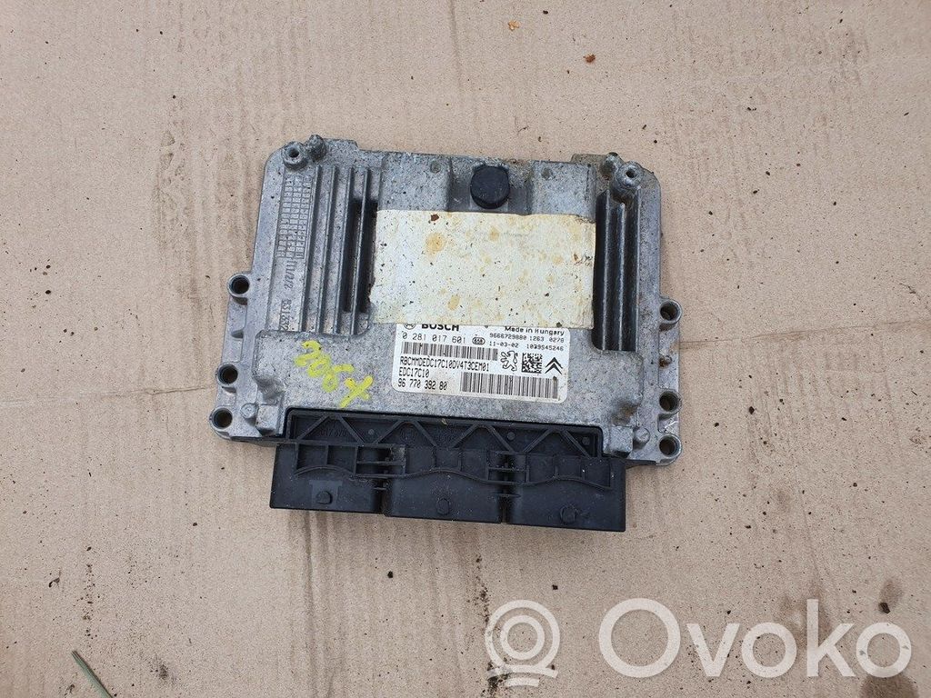 Peugeot 206+ Engine control unit/module ECU 