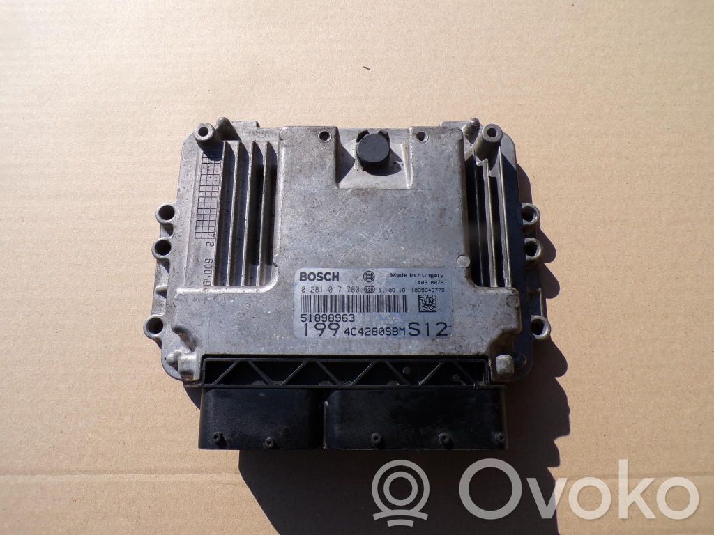 Fiat Grande Punto Unitate control motor/modul ECU 
