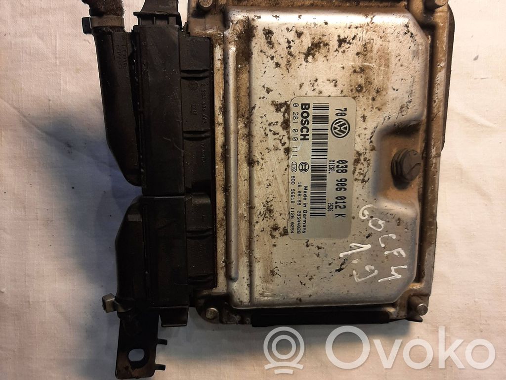 Engine control unit/module   038906012K,0281010111