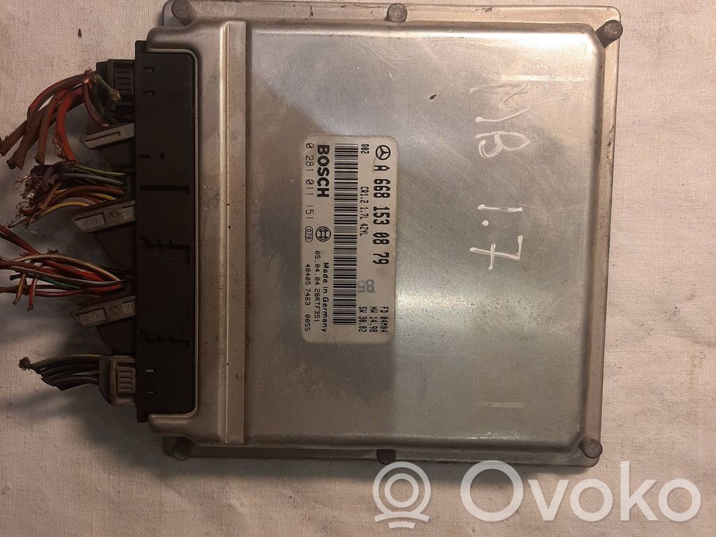 Mercedes-Benz A W168 Engine control unit/module 