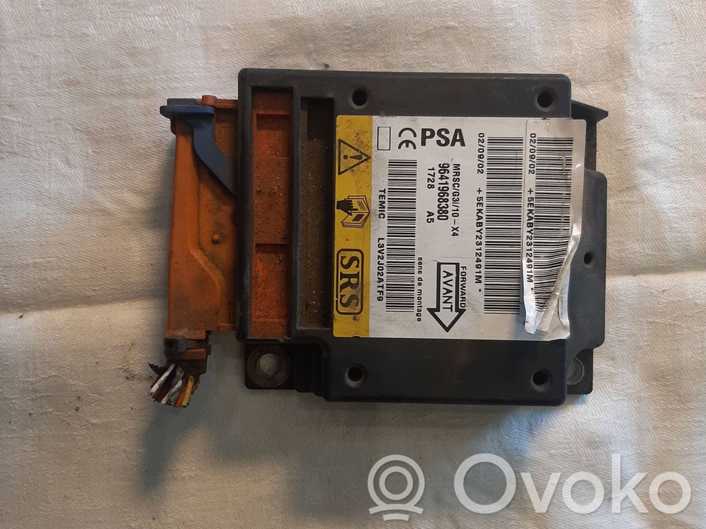 Airbag control unit/module   9641968380,L3V2J02ATF9,5EKABY2312491M