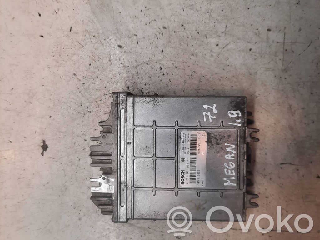 Renault Megane I Engine control unit/module 