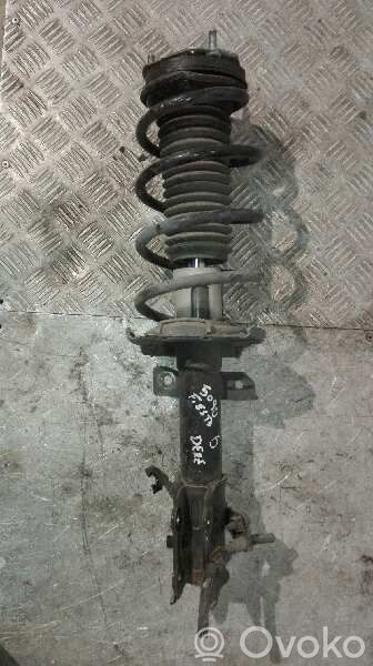 Front shock absorber with coil spring