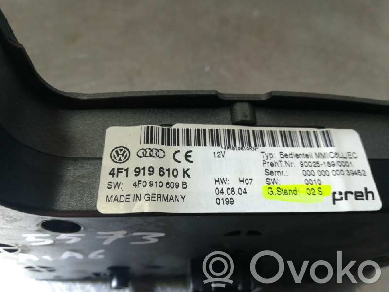 Audi A6 S6 C6 4F Otros interruptores/perillas/selectores 