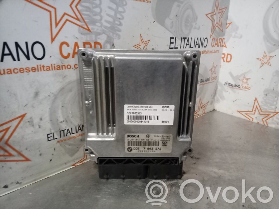 BMW 5 E60 E61 Engine control unit/module 