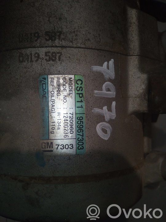 Air conditioning (A/C) compressor (pump)   7970