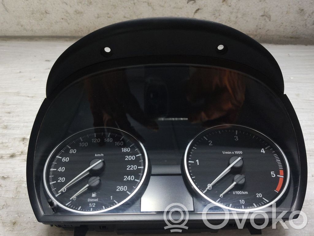 BMW 3 E90 E91 Speedometer (instrument cluster) 