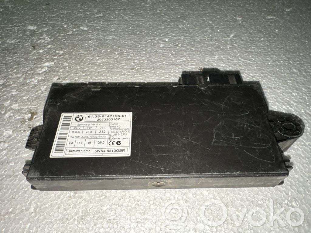 BMW X3 F25 CAS-ohjainlaite/moduuli 