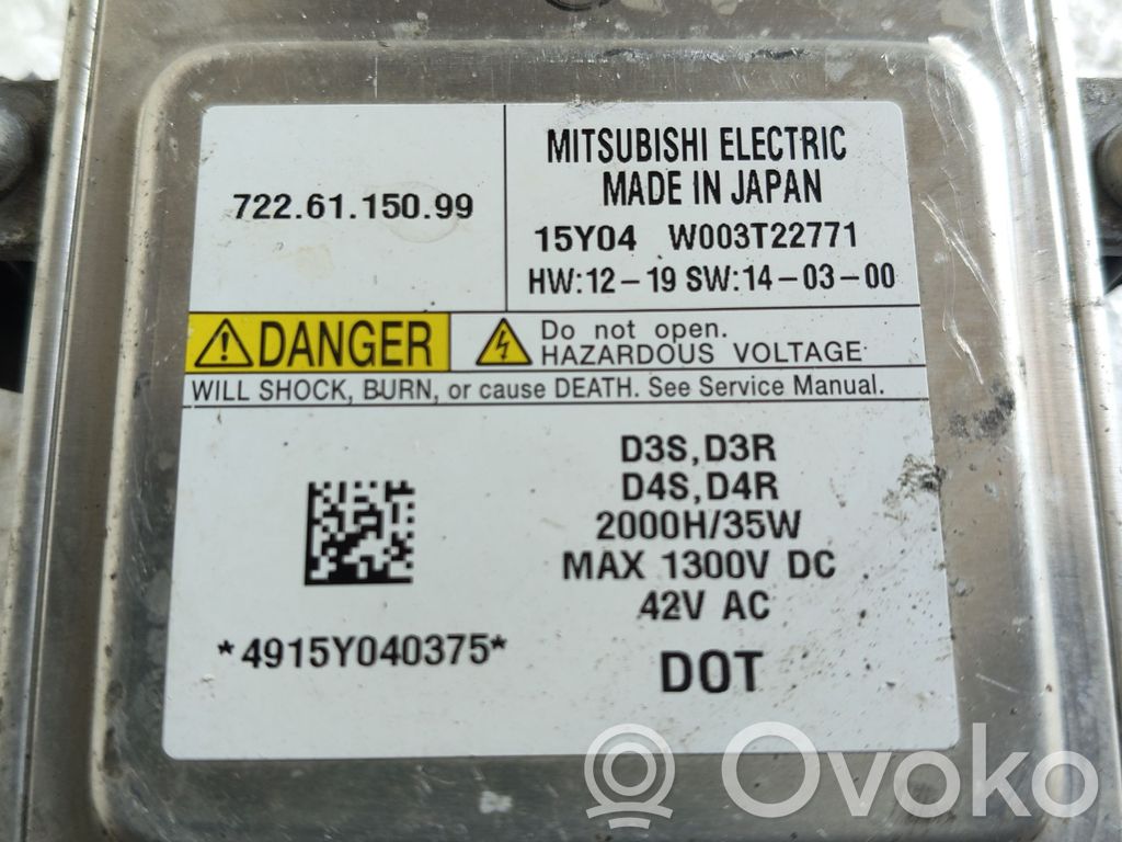 Volvo V40 Unitate/modul control lămpi xenon 