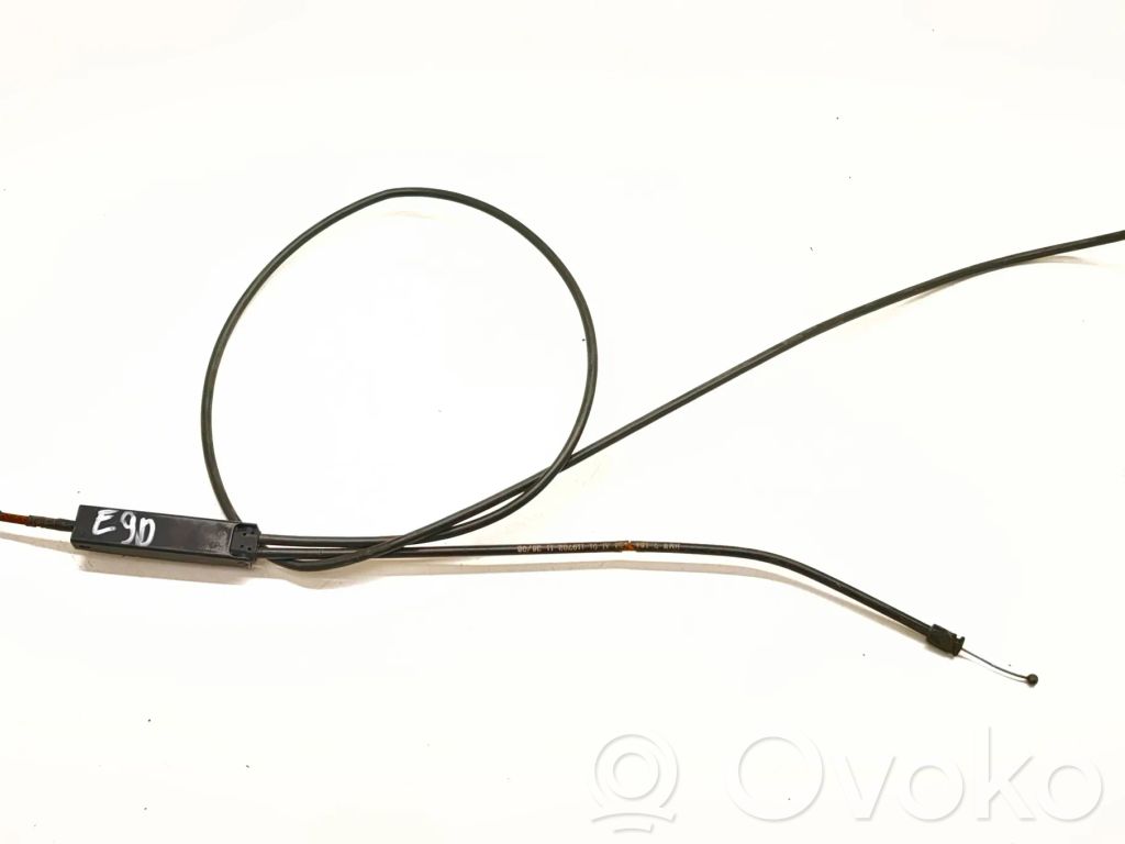 BMW 3 E90 E91 Engine bonnet/hood lock release cable 