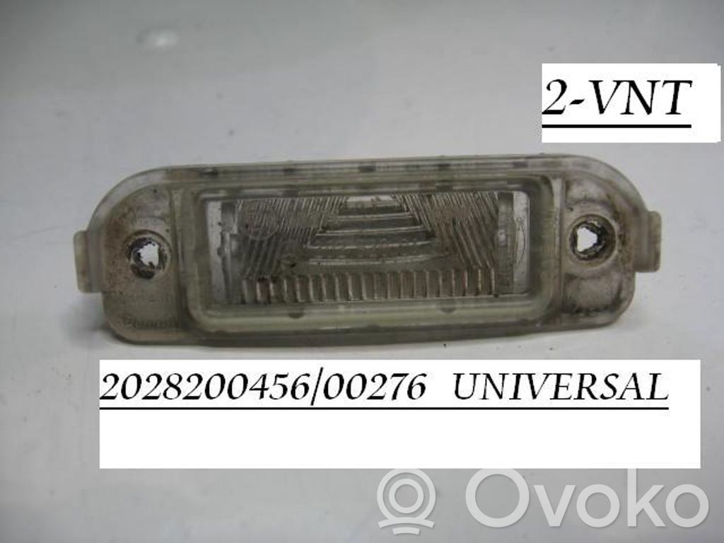 Mercedes-Benz E W210 Lampa oświetlenia tylnej tablicy rejestracyjnej 