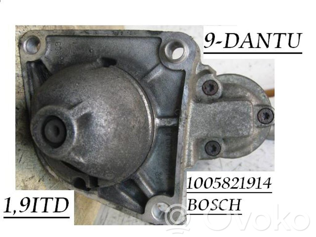 Alfa Romeo 156 Motor de arranque 