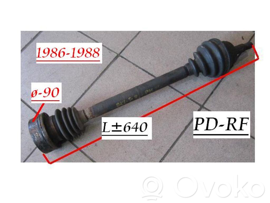 Audi 80 90 B3 Eje de transmisión delantero 
