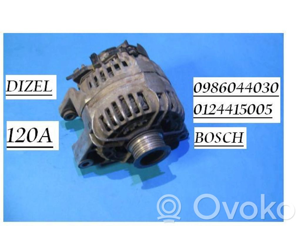 Opel Zafira A Alternator 