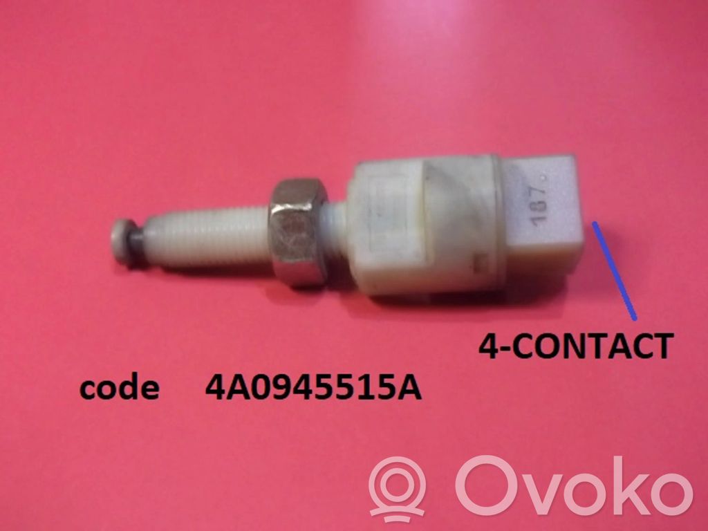 Brake pedal sensor switch   4A0945515A