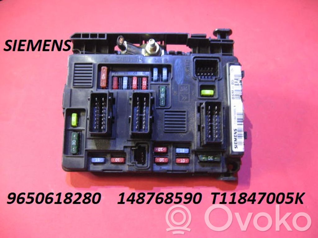 Módulo de fusible   9650618280,148768590,T11847005K