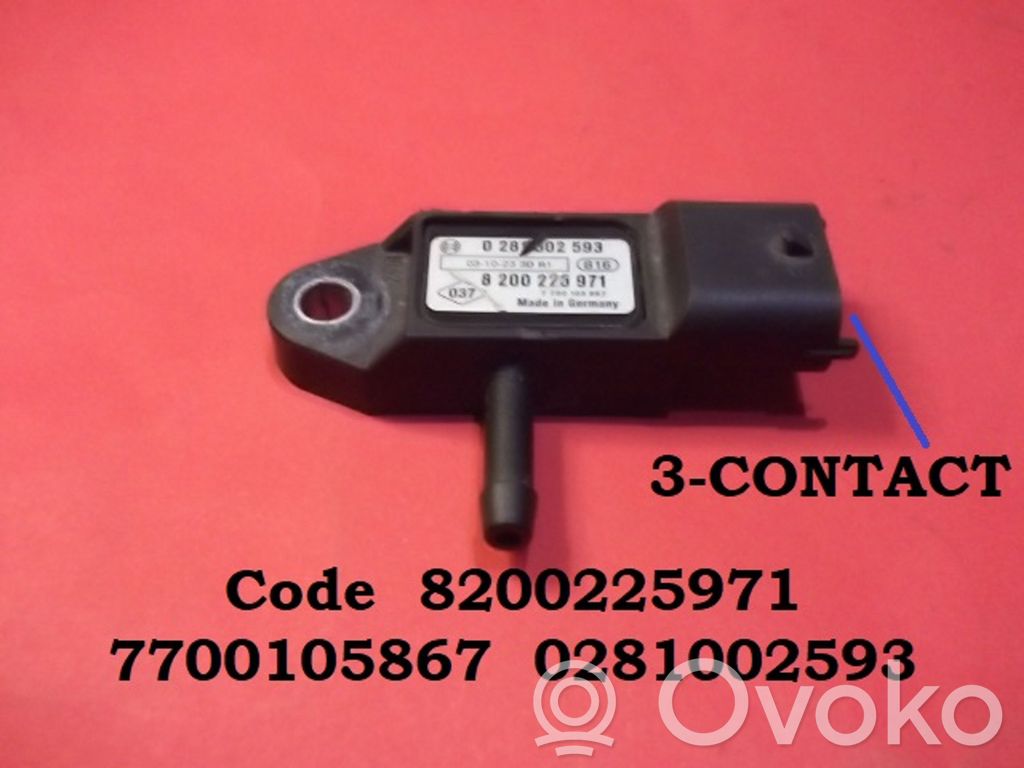Luftdrucksensor   8200225971,7700105867,0281002593,130EF12R30