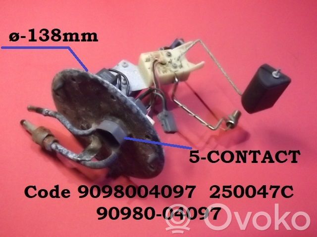 Toyota Carina T210 Sensore di livello del carburante 
