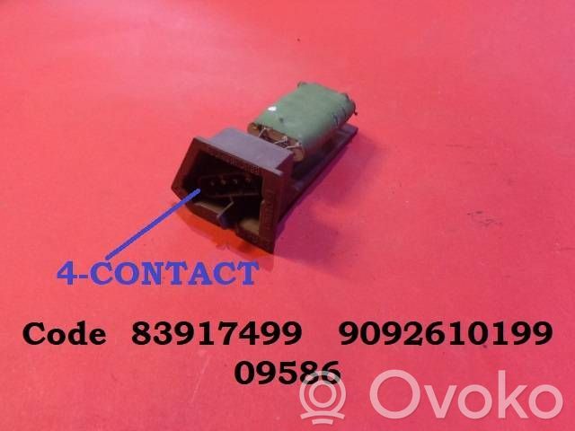 BMW 3 E30 Resistencia motor/ventilador de la calefacción 