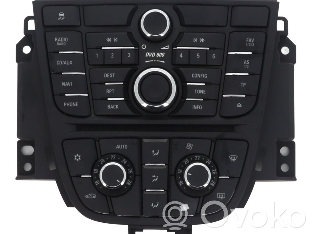 Opel Astra J Climate control unit 