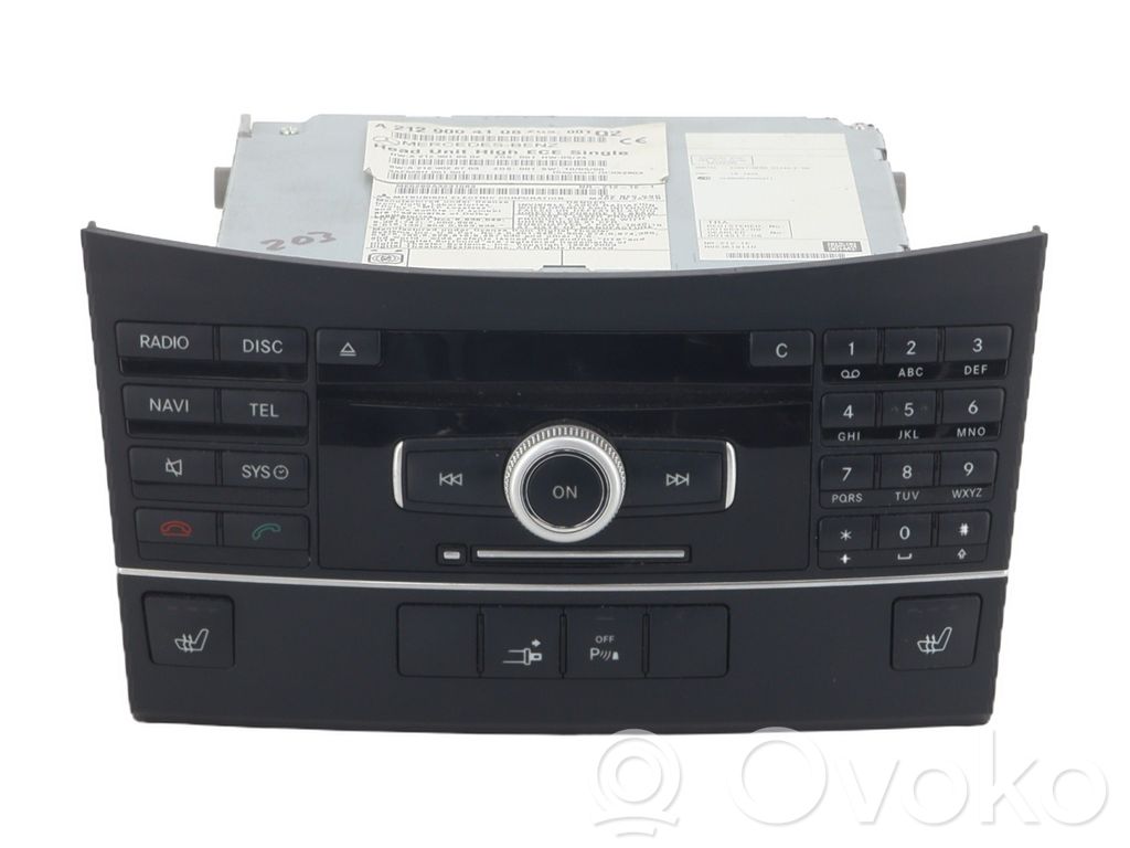 Mercedes-Benz E C207 W207 Panel / Radioodtwarzacz CD/DVD/GPS 