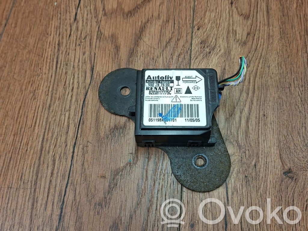 Renault Vel Satis Airbag deployment crash/impact sensor 