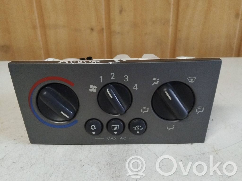 Opel Meriva A Climate control unit 