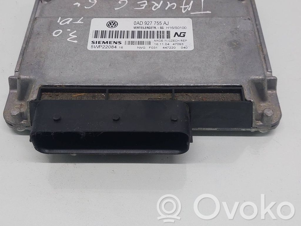 Volkswagen Touareg I Transfer box differential control unit 