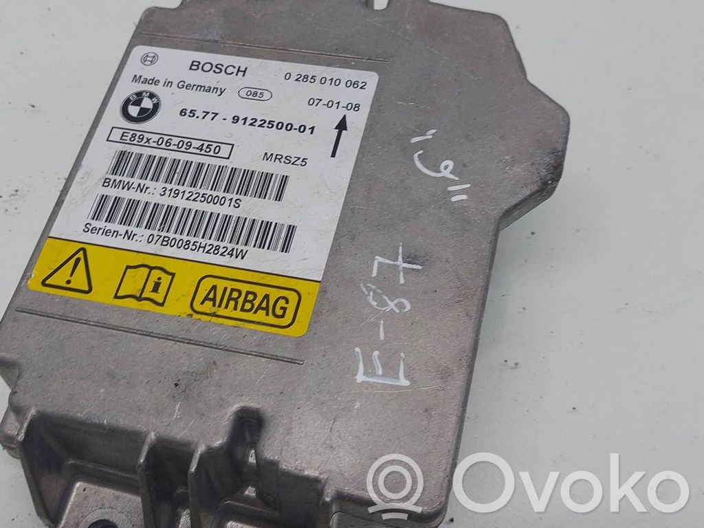 BMW 1 E81 E87 Airbag control unit/module 