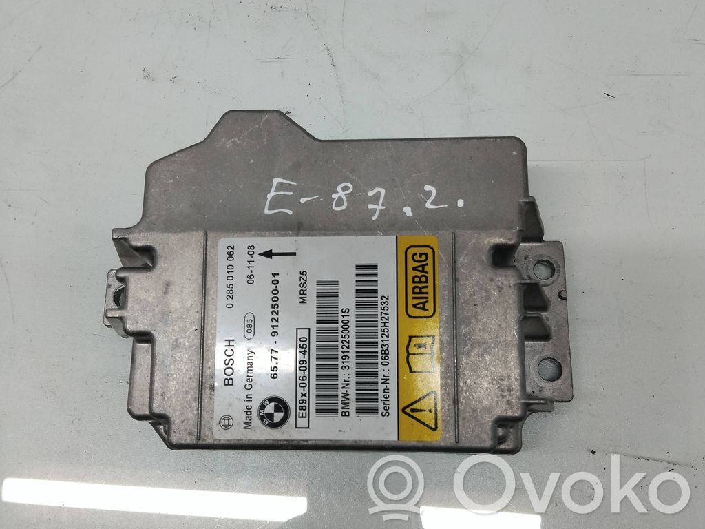 BMW 1 E81 E87 Airbag control unit/module 