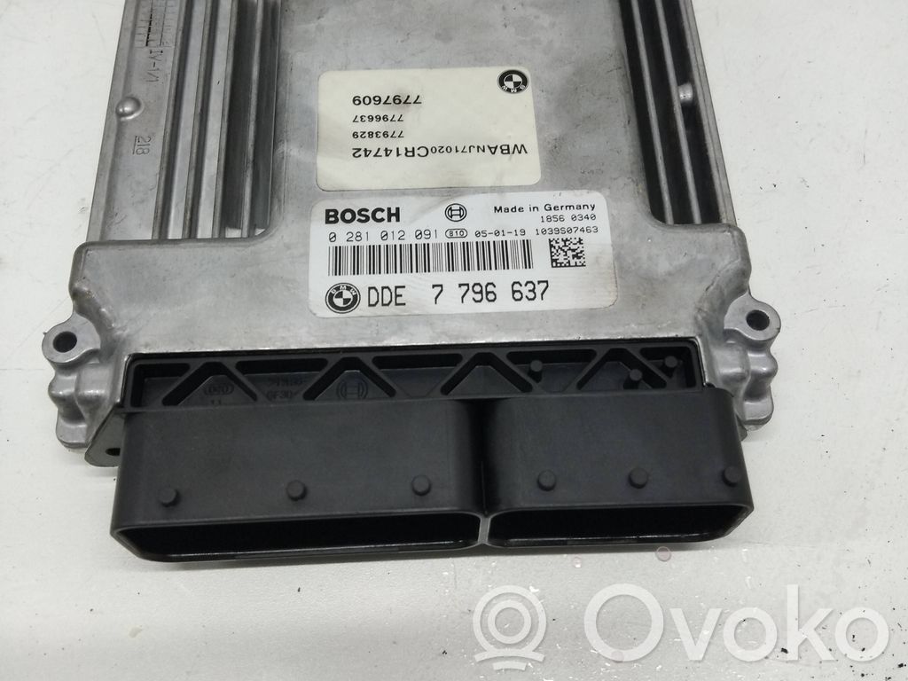 Engine control unit/module   0281012091,7796637