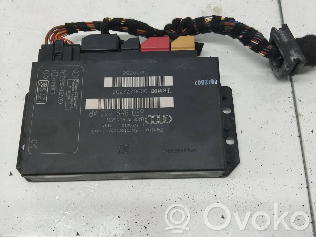 Audi A4 S4 B6 8E 8H Mukavuusmoduuli 