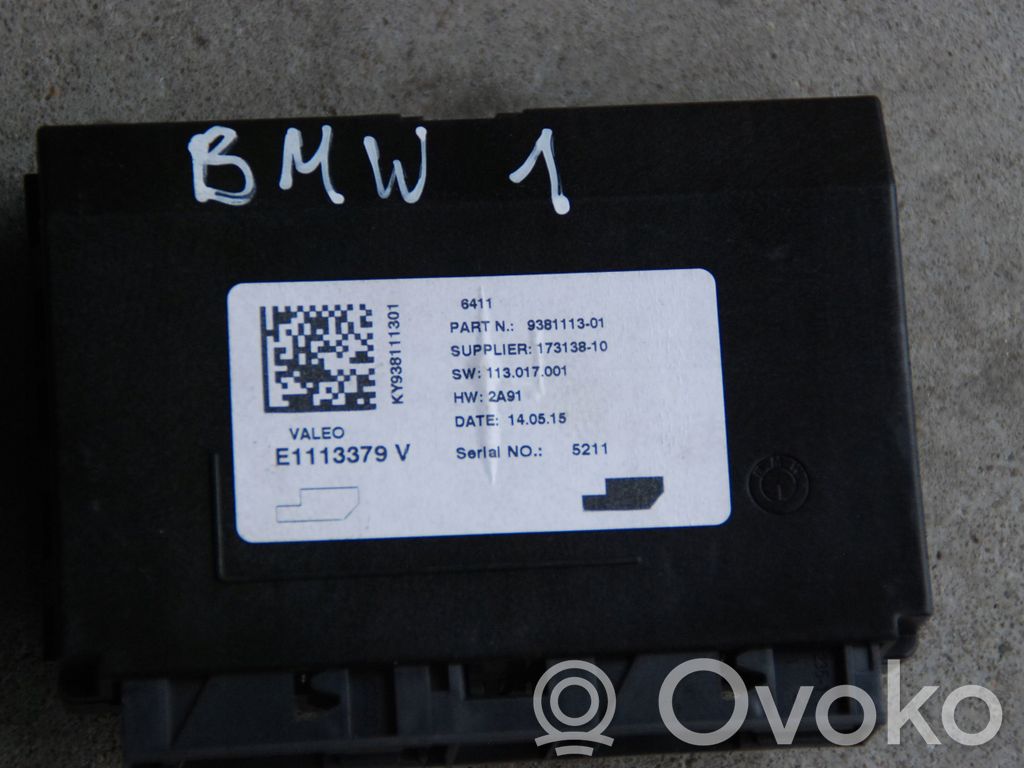 BMW 1 F20 F21 Moduł / Sterownik klimatyzacji 
