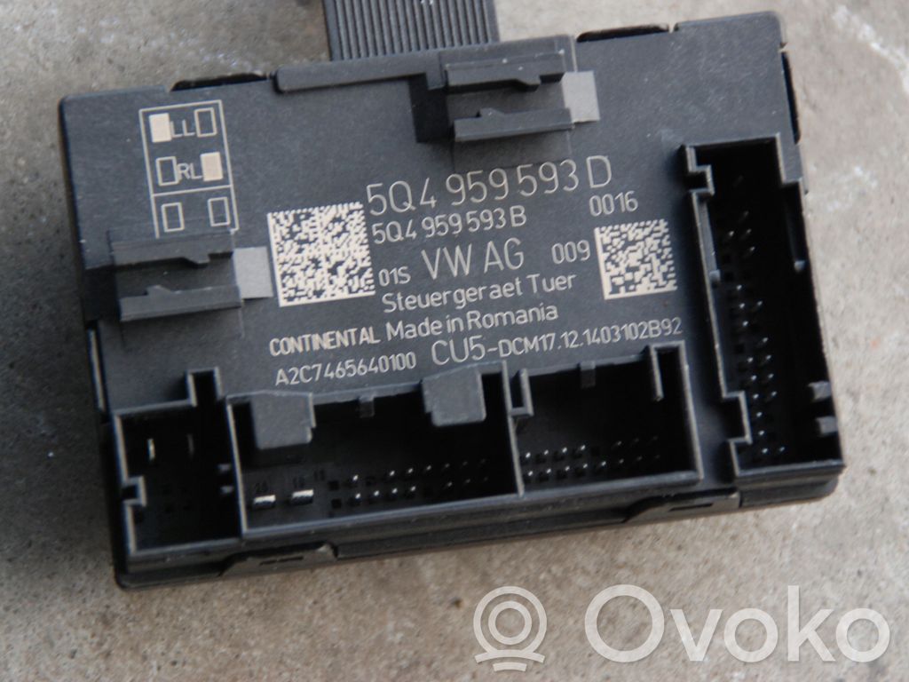 Volkswagen PASSAT B8 Unité de commande module de porte 