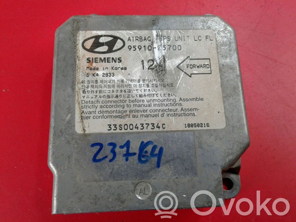 Airbag control unit/module   95910,25700
