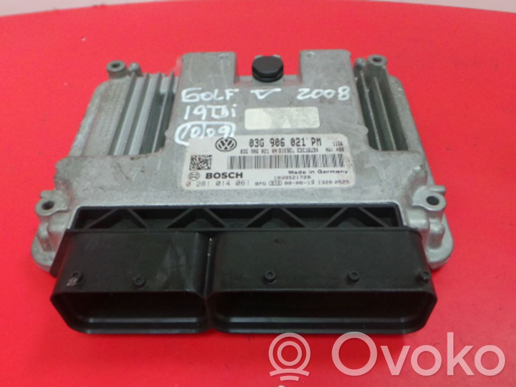 Engine control unit/module   03G,021,0281014061,906,BOSCH,PM