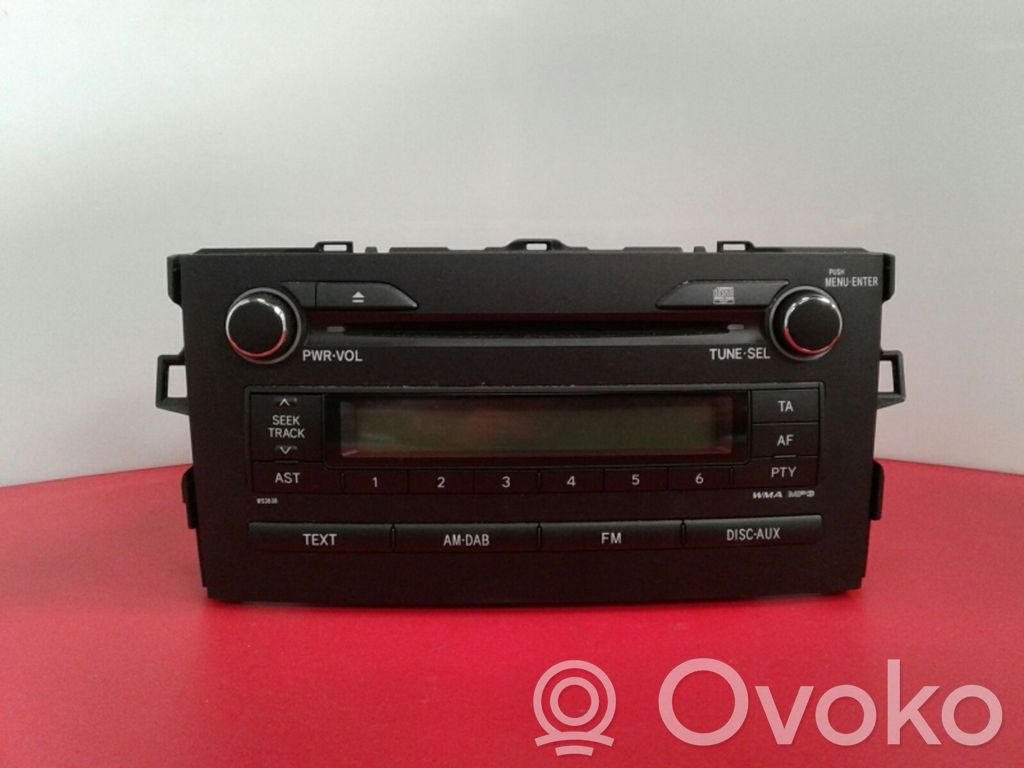 Toyota Auris 150 Panel / Radioodtwarzacz CD/DVD/GPS 