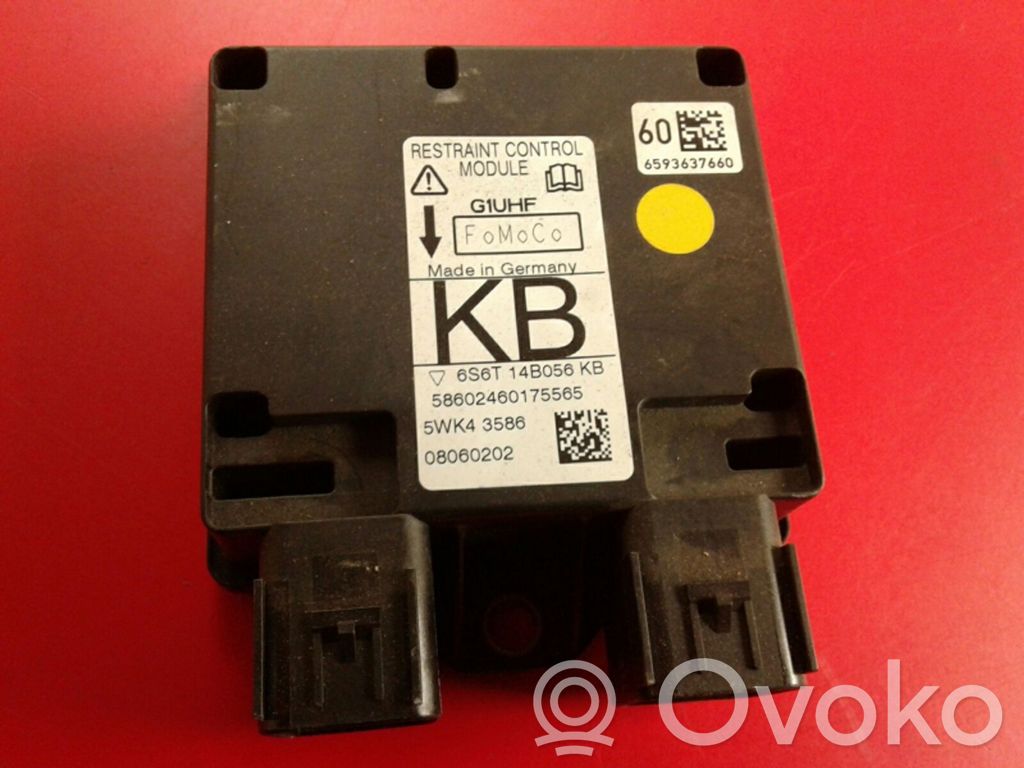 Airbag control unit/module   6S6T,14B056,5WK43586,KB