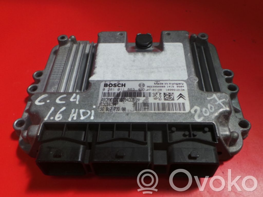 Engine control unit/module   011,281,863,9661773380,BOSCH