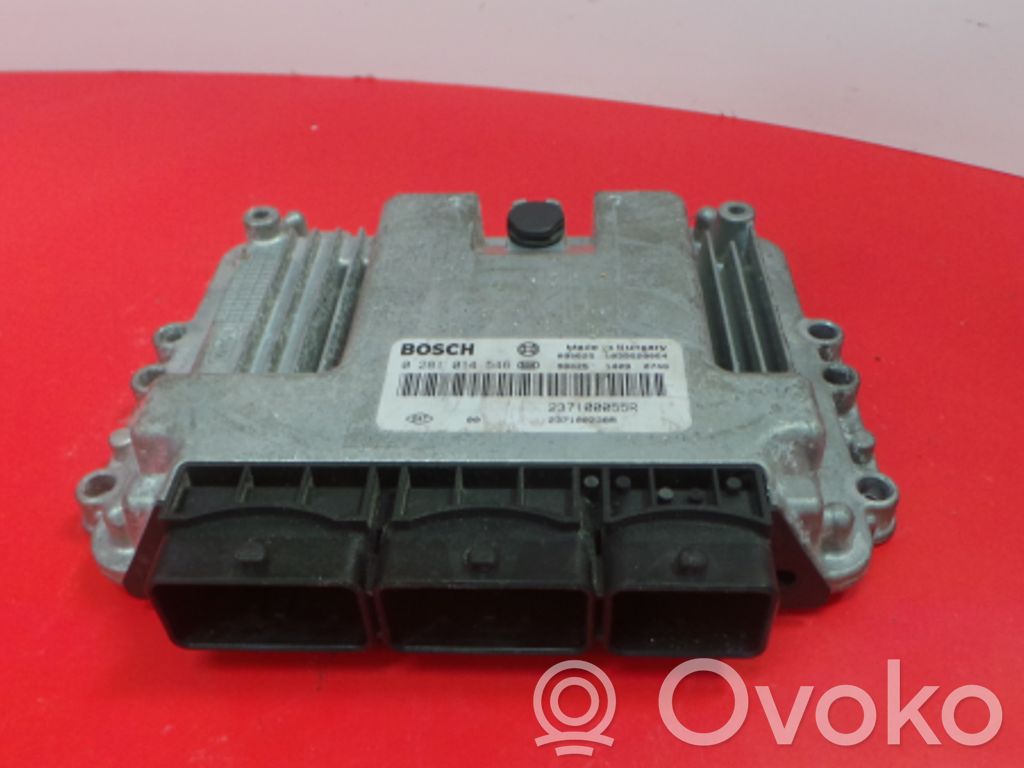Unidad de control/módulo del motor   0281014546,237100238R,BOSCH