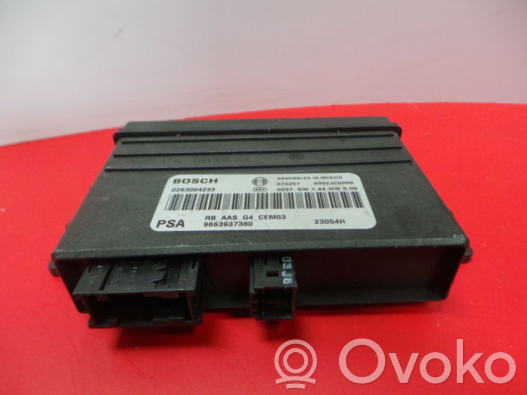 Autres unités de commande / modules   0263004233,9663937380,BOSCH