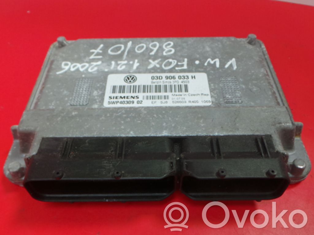 Engine control unit/module   03D,033,07,5WP4030902,860,906,SIEMENS