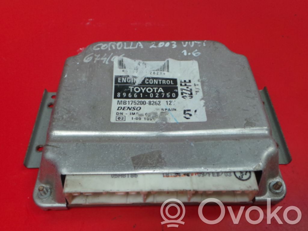Engine control unit/module   89661,02750,674,BM1752008262,DENSO