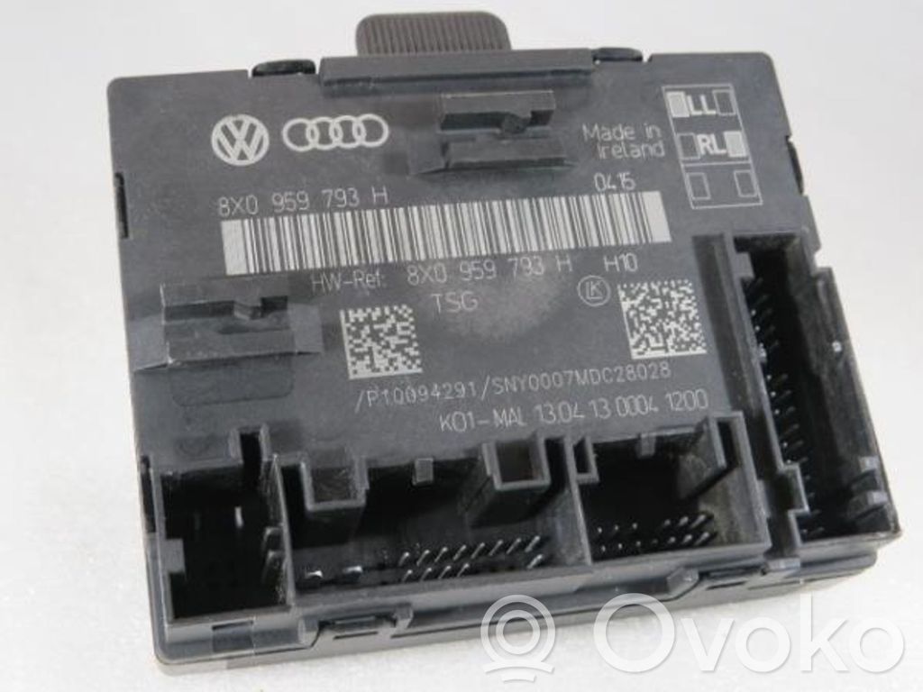 Unité de commande module de porte   8X0959793H,FRTESQ