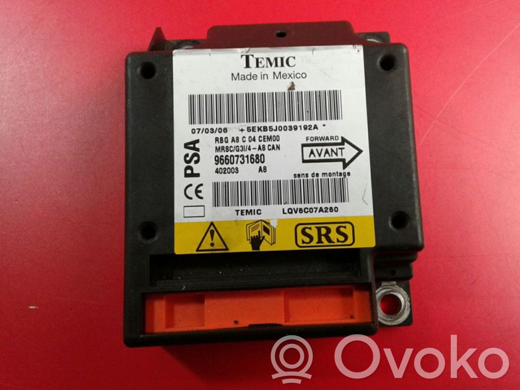 Citroen C3 Airbag control unit/module 